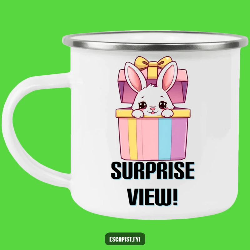 Funny Bunny Gift Box Camping Mug: Surprise and Delight on Outdoor Adventures